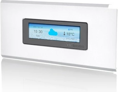 Panel LCD Thermaltake për kasë, Ceres 500/300 TG ARGB, Snow White