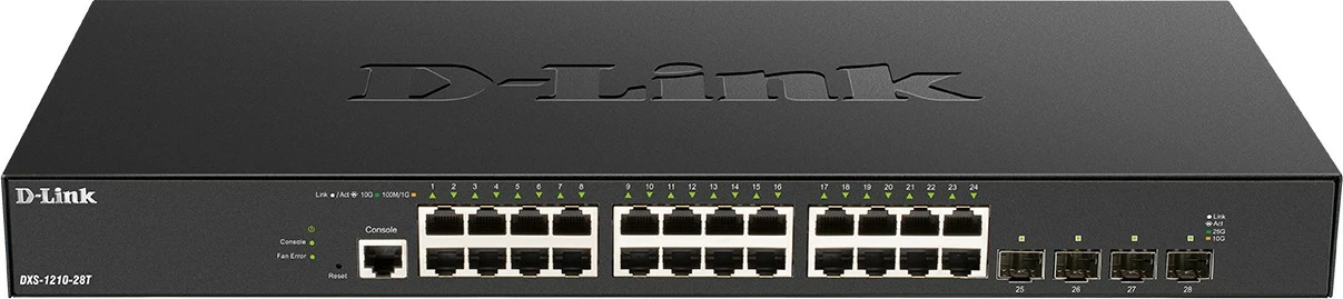 Switch rrjeti D-Link DXS-1210-28T, 24x10G, 1U, Managed, i zi