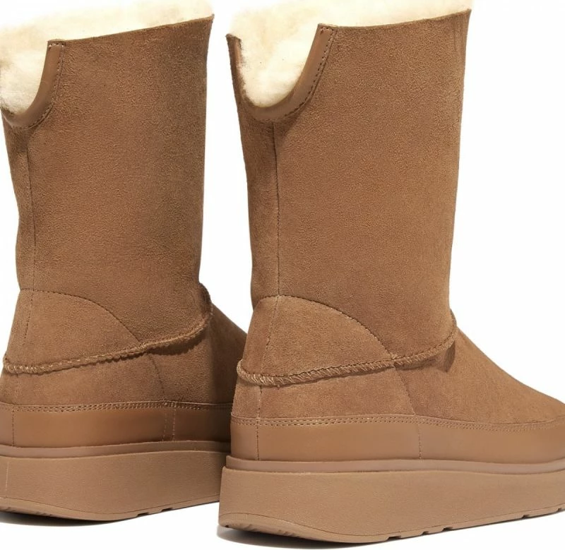 Çizme për femra FitFlop, ngjyrë kafe