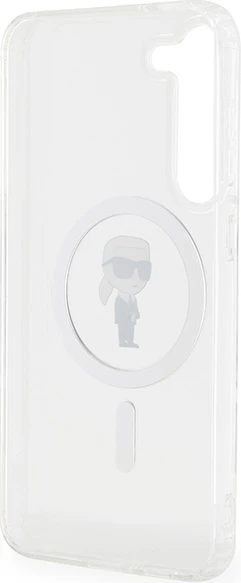 Mbështjellës Karl Lagerfeld IML Ikonik MagSafe për Samsung Galaxy S24+, transparent