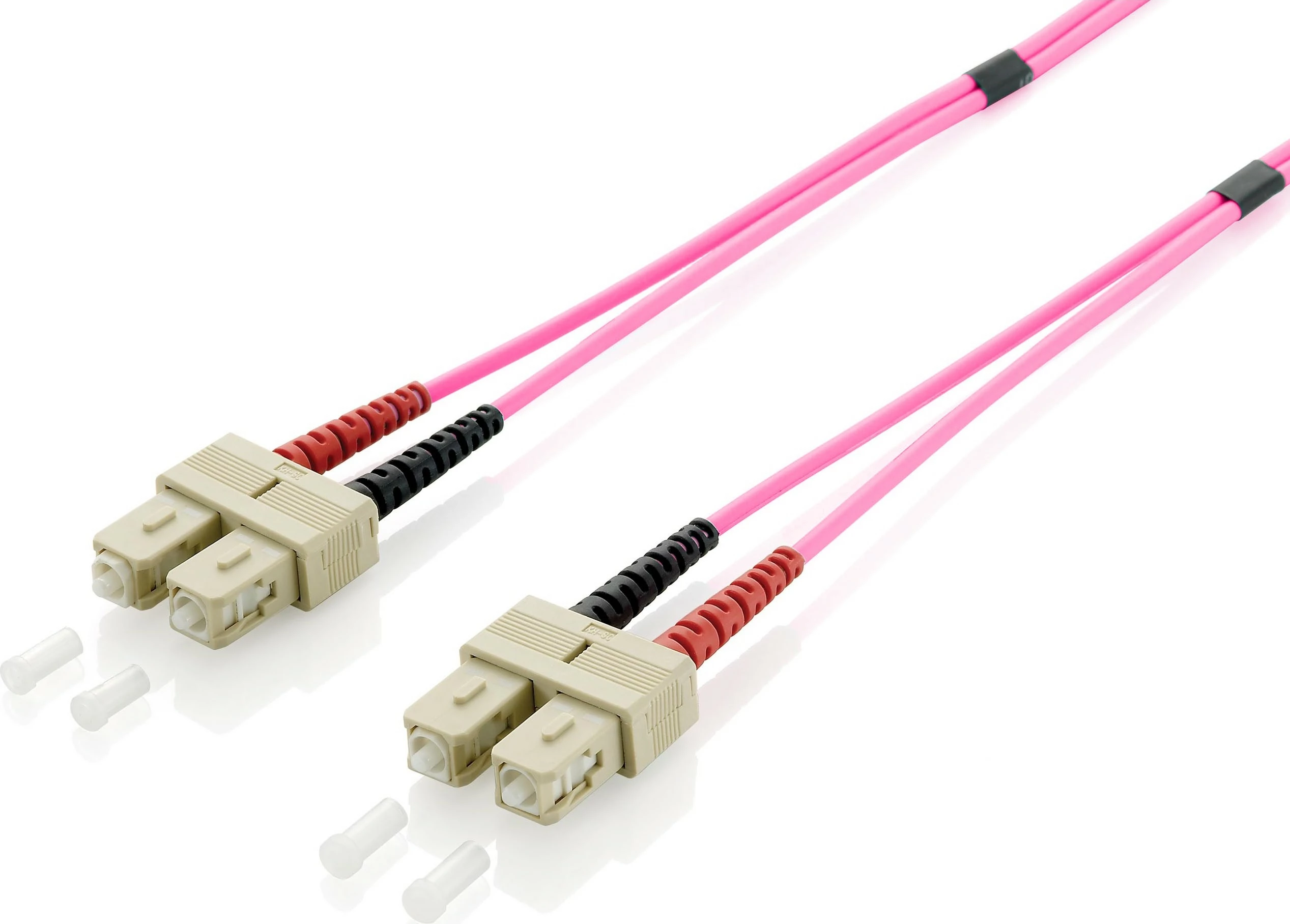 Kabëll optik patch SC/SC Equip OM4 3m, vjollcë