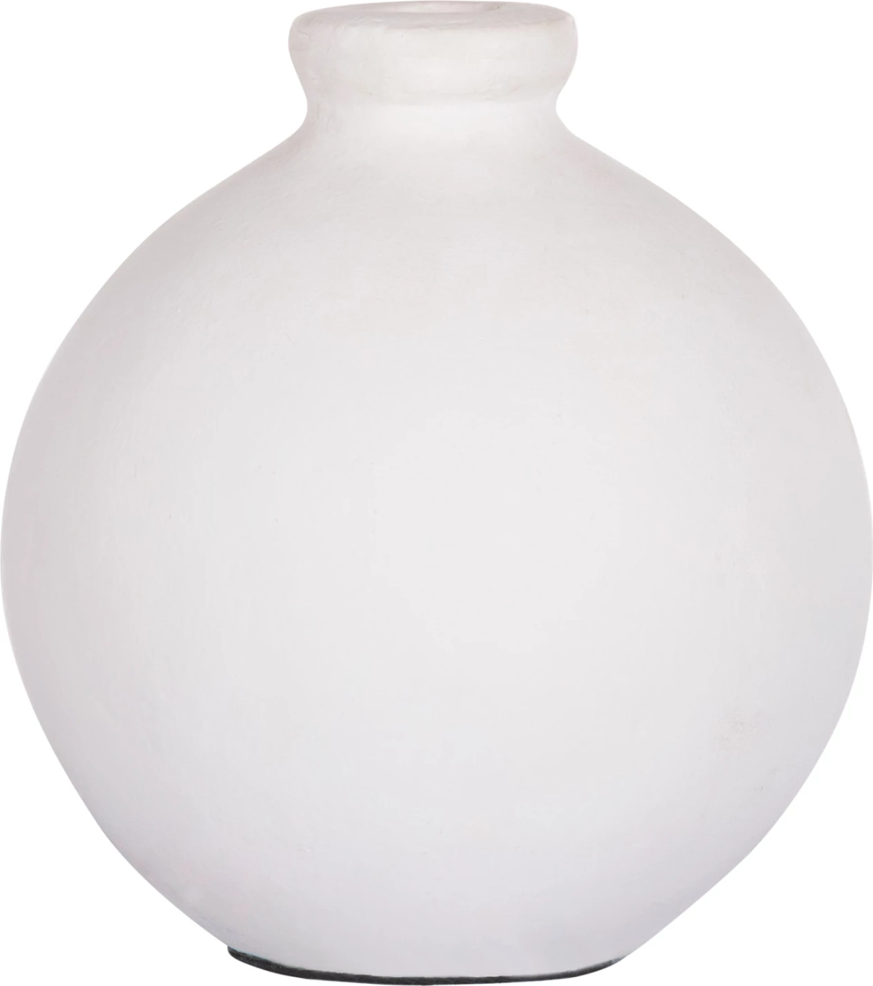 Vazo dekorative CLAYVON FH4410 terrakota ngjyrë bardhë 18x18x20Hcm