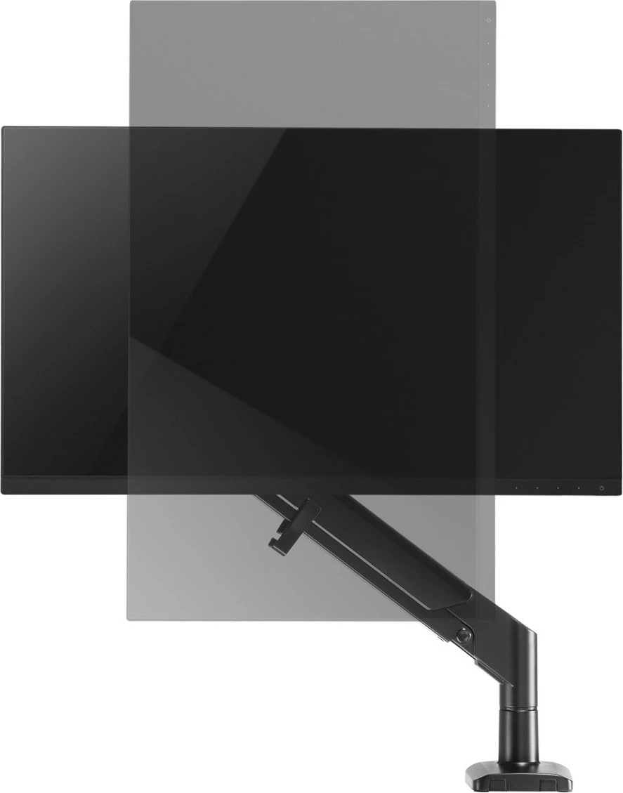 Mbajtëse tavoline për monitor Maclean ER-405B, sustë gazi, e zezë