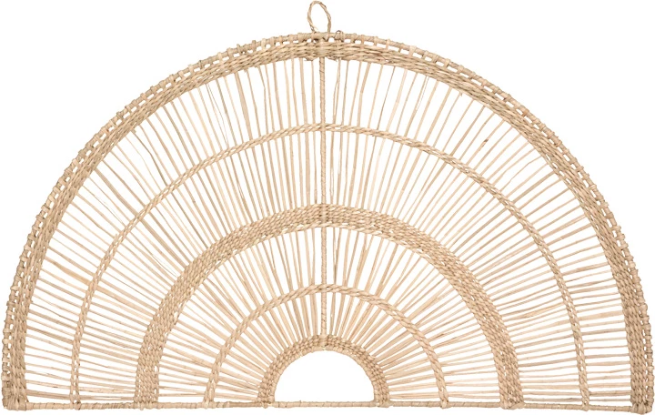 Dekor muri Padma pe rattan ngjyrë natyrale 60.7x1.5x35.5cm