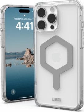 Mbështjellës UAG Plyo MagSafe për iPhone 16 Pro Max, argjendtë