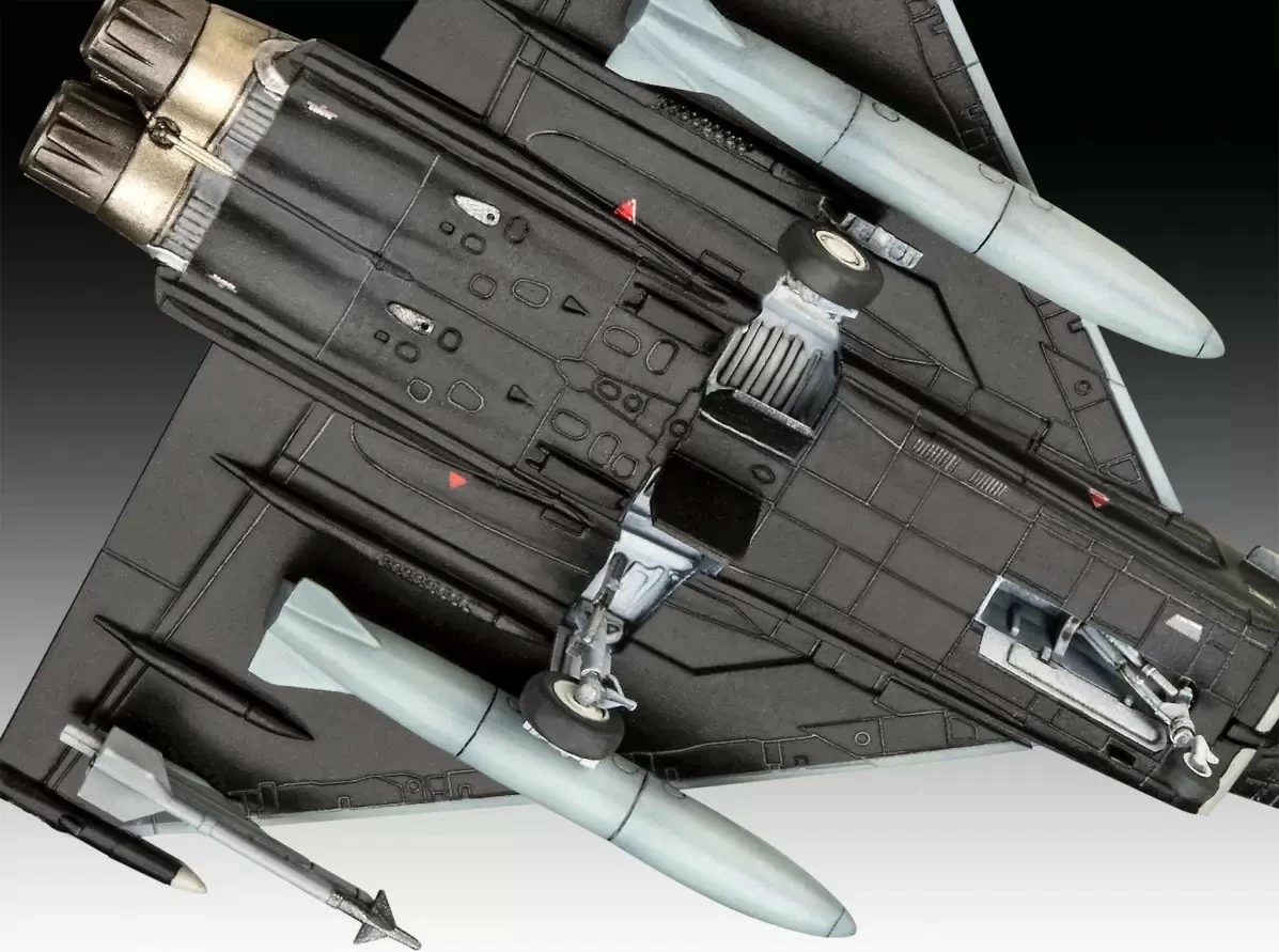 Model plastik avion Eurofighter Typhoon RAF Revell 1:144, 63 pjesë