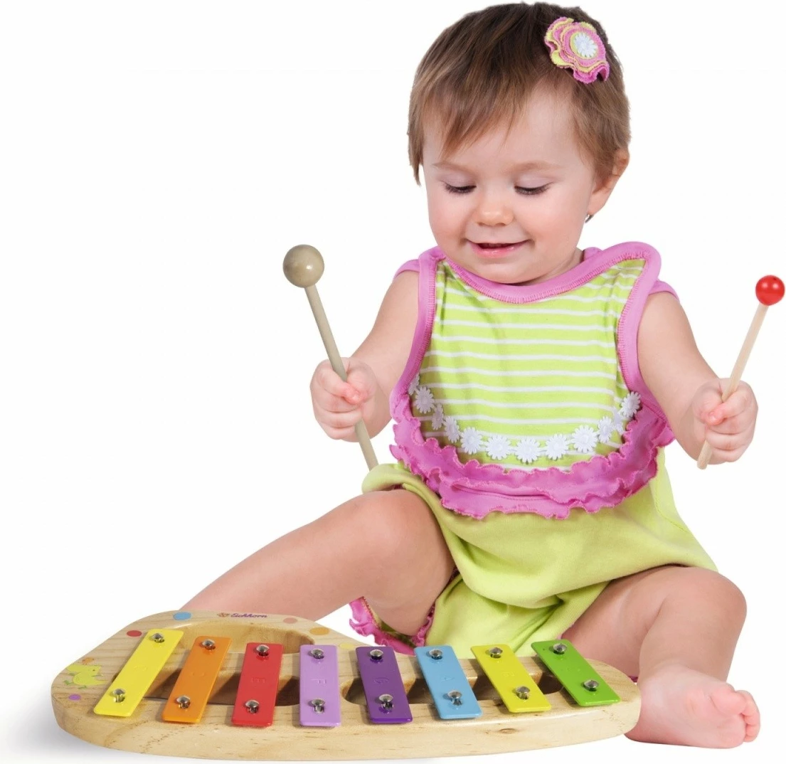 Ksilofon druri Simba Eichhorn 30 cm, shumëngjyrësh