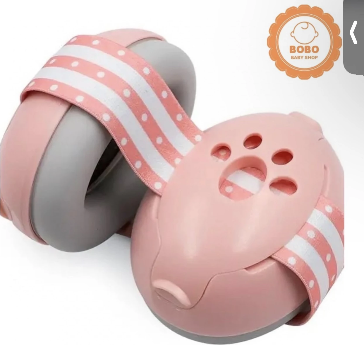 Kufje kundër zhurmës për fëmijë, rozë