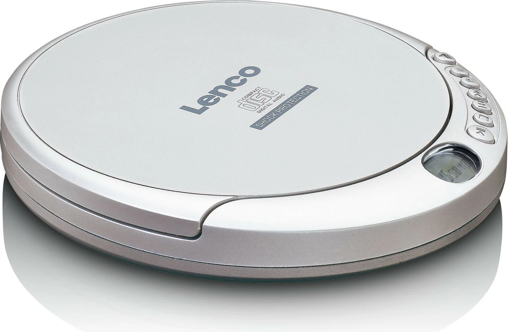 CD player Lenco CD-201, MP3, LCD, kufje, argjend