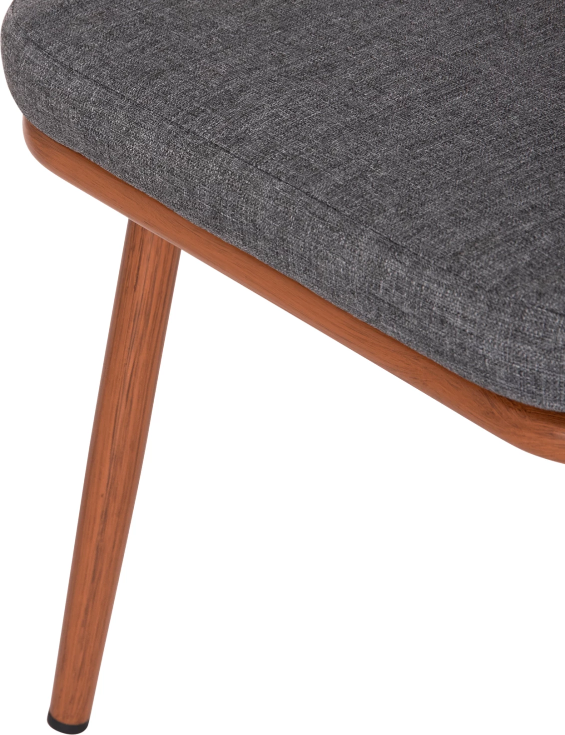 Karrige për ngrënie HARRIET FH5548.11, alumin kafe, kornizë gri, 60x62x80.5 cm, set prej 4 copash