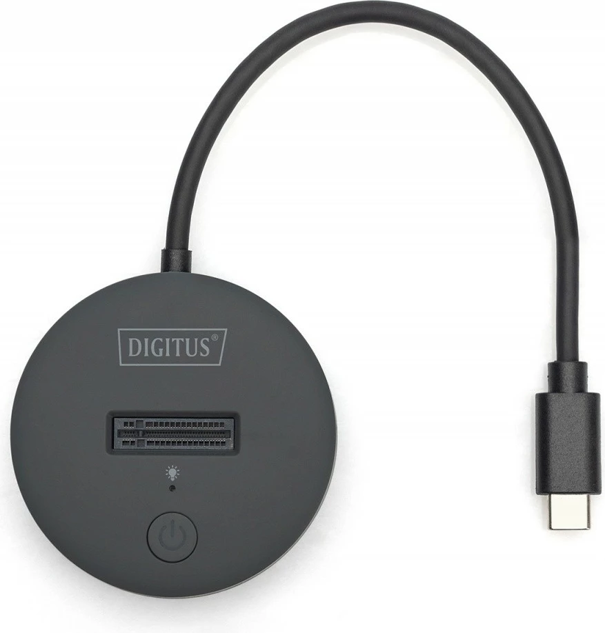 Stacion dokimi për SSD Digitus DA-71547, M.2 NVMe/SATA, USB-C 3.2 Gen2, 4TB, Zi