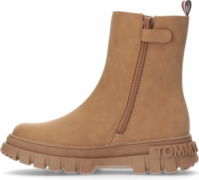 Çizme për femra Tommy Hilfiger, ngjyrë kafe