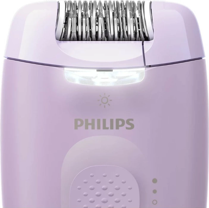 Depilator Philips Series 4000 BRE257/00, vjollcë, me kapak masazhi dhe çantë