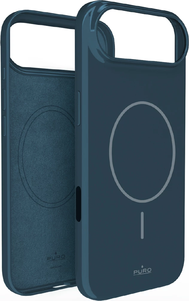 Mbështjellës Puro Pulse për iPhone 17 Air, polikarbonat, MagSafe, turkuaz