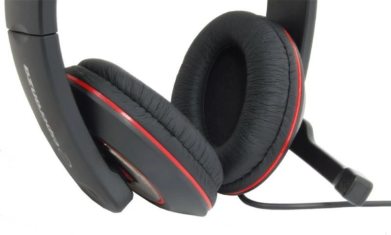 Kufje Esperanza EH118 me mikrofon, stereo, të zeza