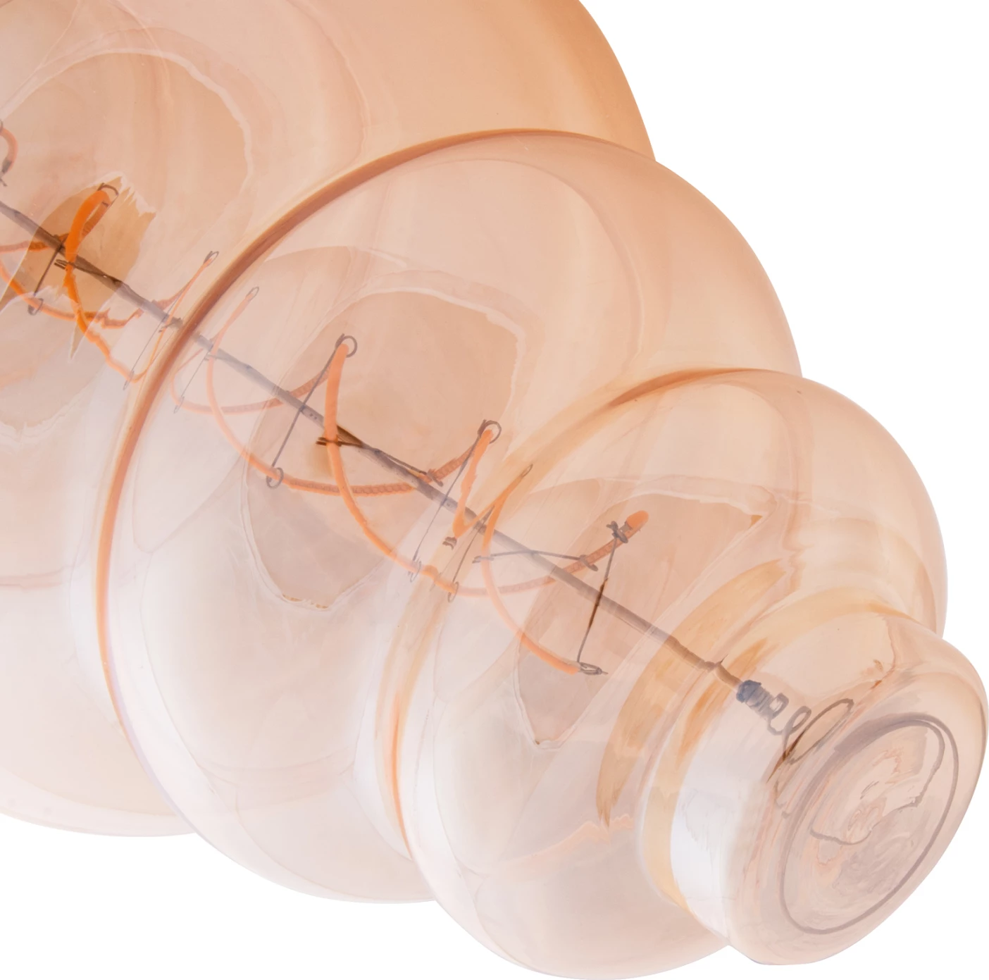 Llambë LED filament, ngjyrë ari, FH4056.02, 8W, E27, 3000K, e zbehtë