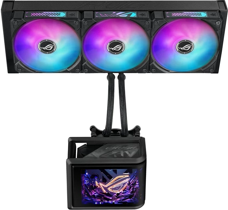 Kasë ftohëse uji ASUS ROG Ryuo IV SLC 360 ARGB, 3 ventilatorë 12 cm, e zezë