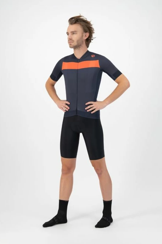 Maicë për meshkuj Yakimasport, blu-portokalli