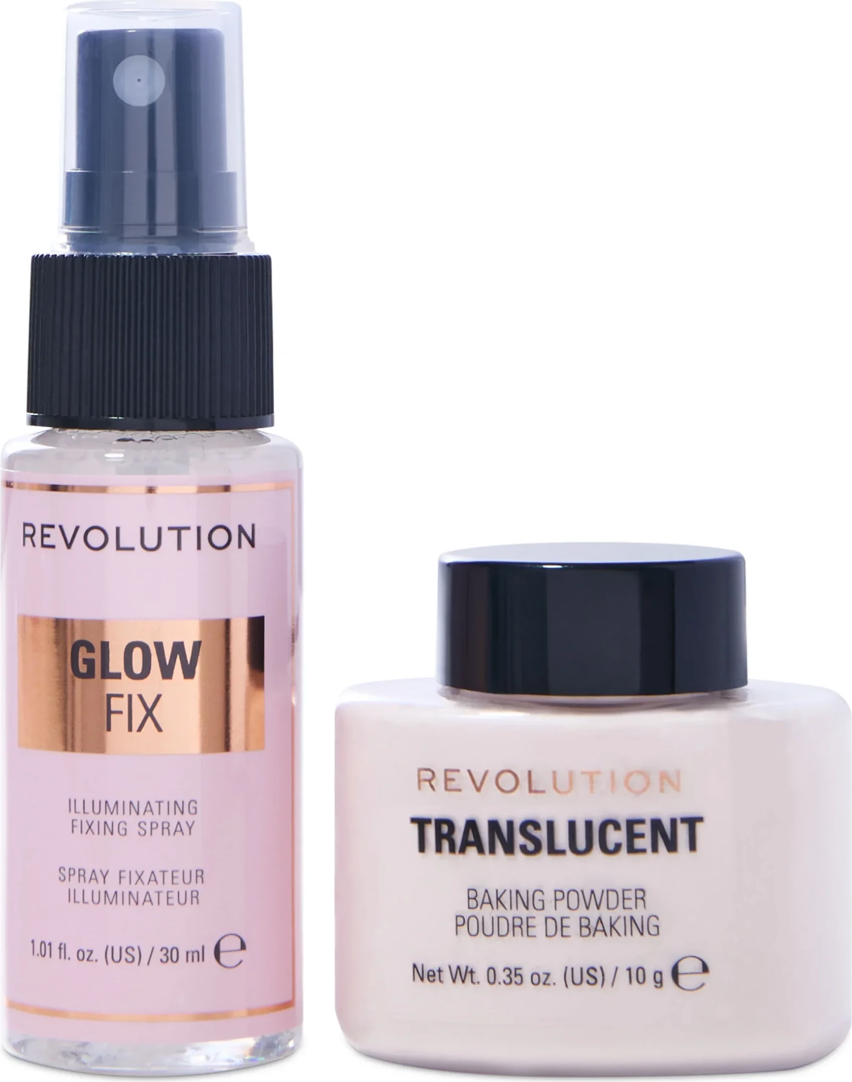 Revolution Mini Glow Heroes Makeup Setting Duo - Gift Set