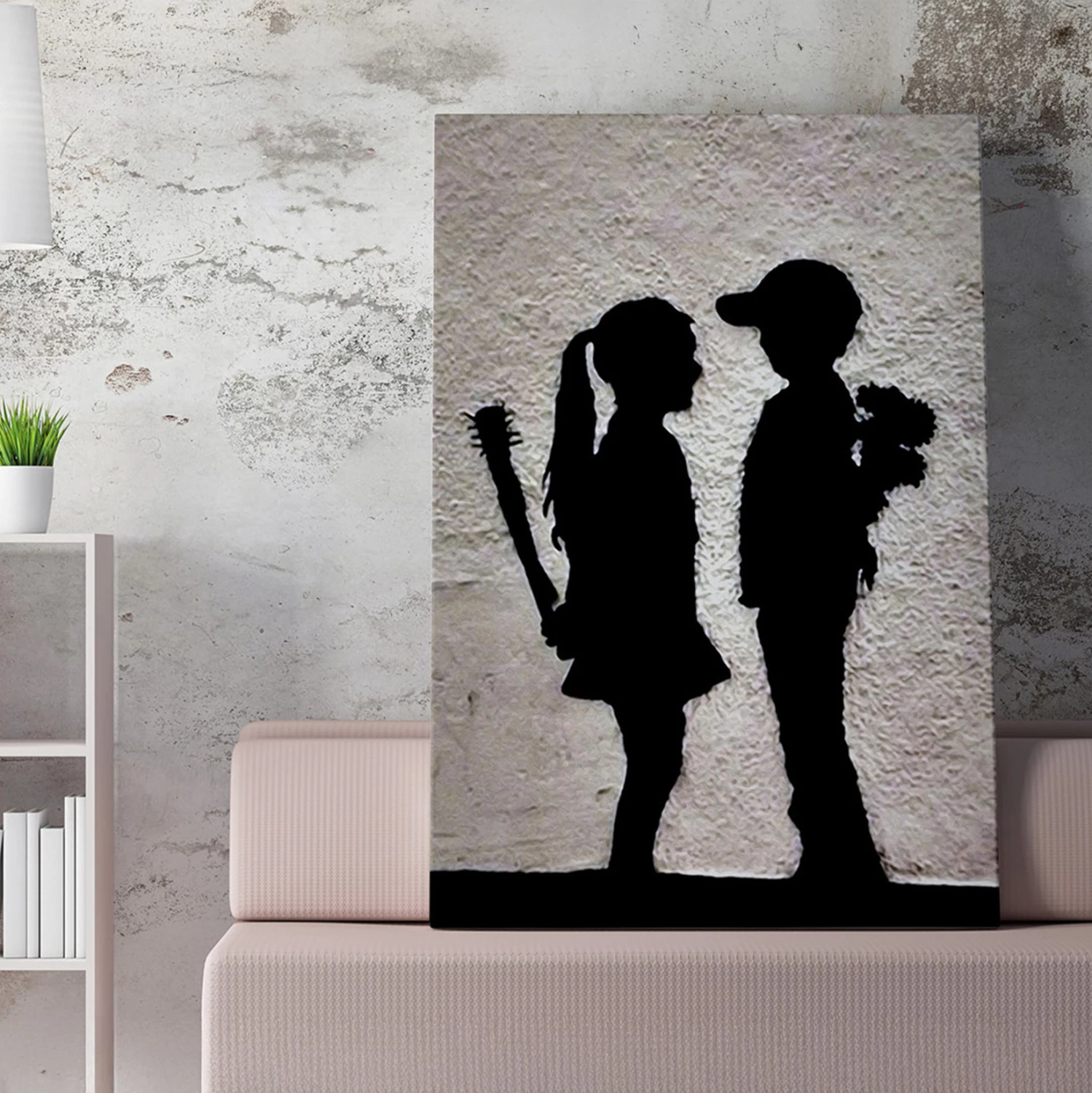 Pikturë muri GOBI, kanavacë e printuar, 50x3x70cm