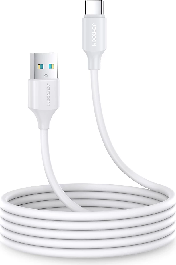 Kabllo karikimi dhe të dhënash, Joyroom, Long-Lasting Series A9 S-UC027A9, 2m 3A 20W USB-A në USB-C USB 2.0 480 Mbps, e bardhë