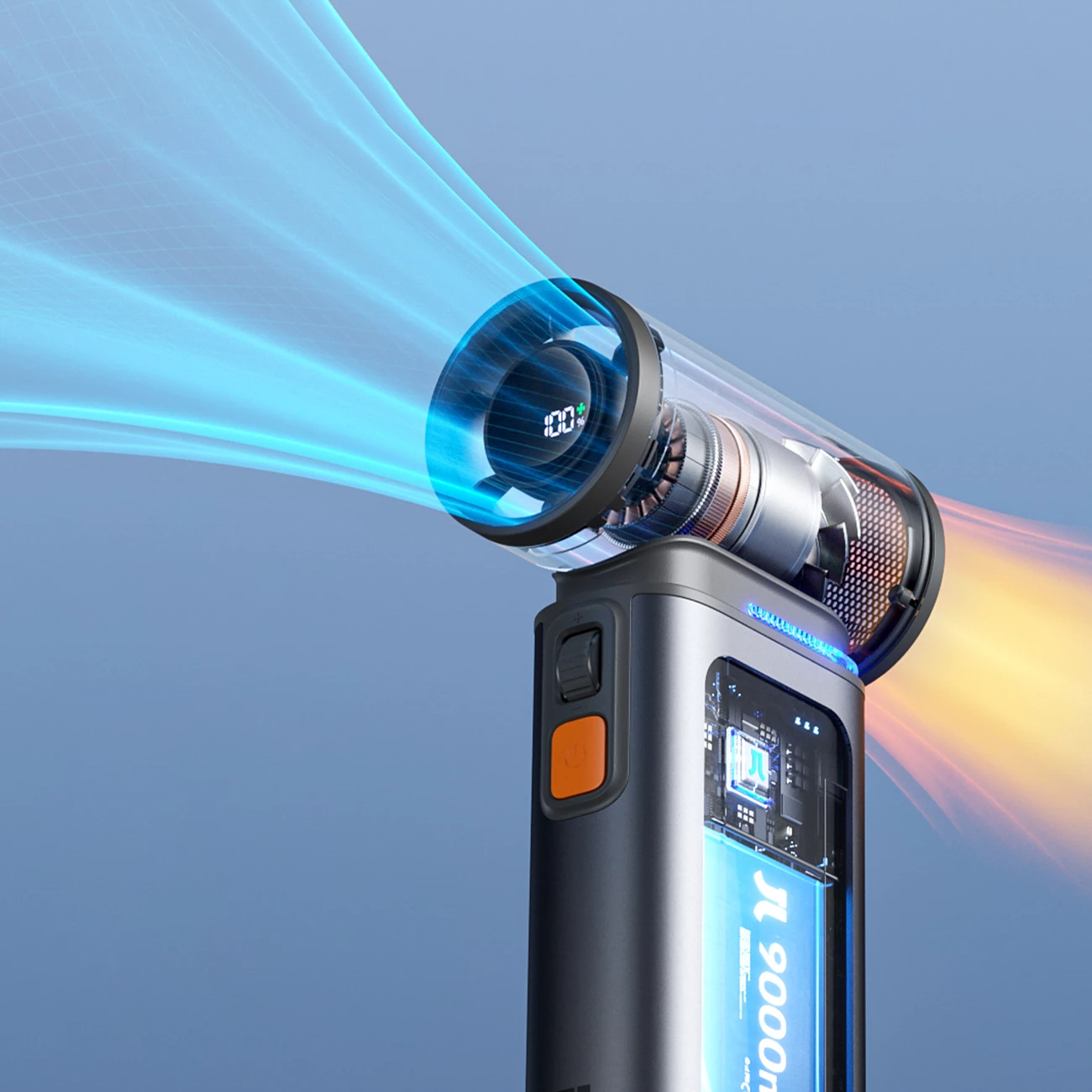 Ventilator dore Jisulife Ultra1 FA55, 9000 mAh, USB-C, hiri