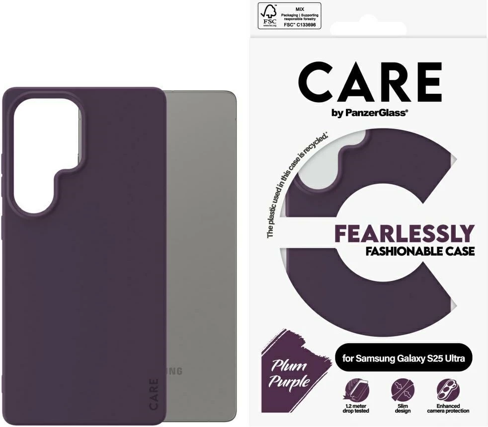 Mbështjellës PanzerGlass CARE për Samsung Galaxy S25 Ultra, Violet