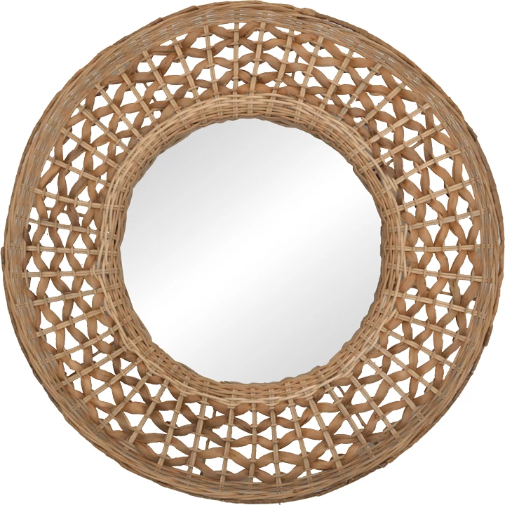 Pasqyrë Mazun Inart, dru, hije natyrale, D60x8cm