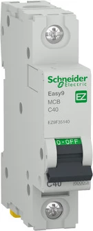 Siguresë Automatike 1P, C 40A, 6kA - Schneider