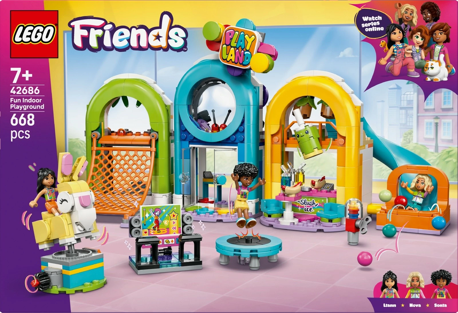 Set ndërtimi LEGO Friends 42686, 668 pjesë, set i madh, 7+