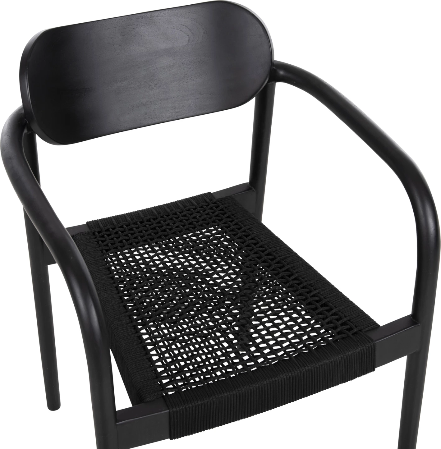 Karrige Oslo FH9636.12 dru tik & litar në të zezë 55x54x80Hcm