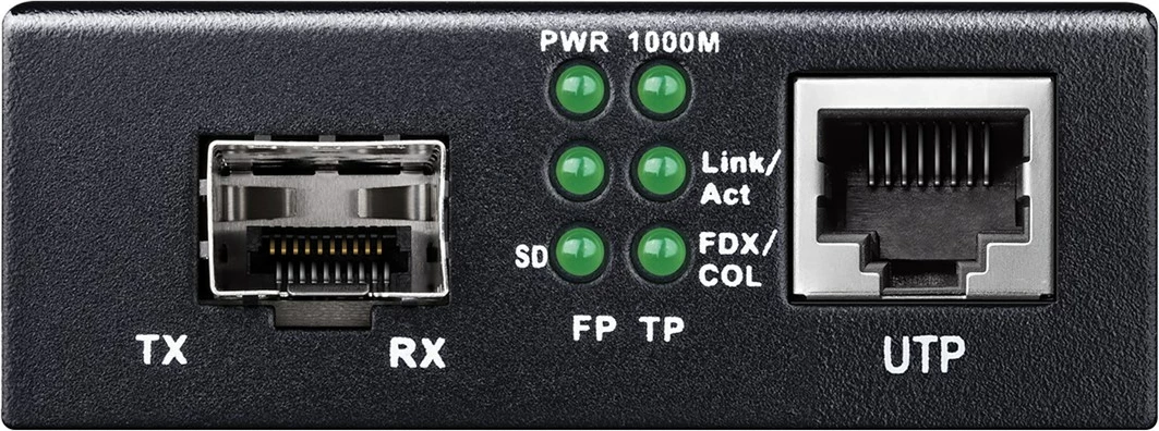 Konvertues media CUDY MC220, 1000 Mbit/s, Single-mode, i zi