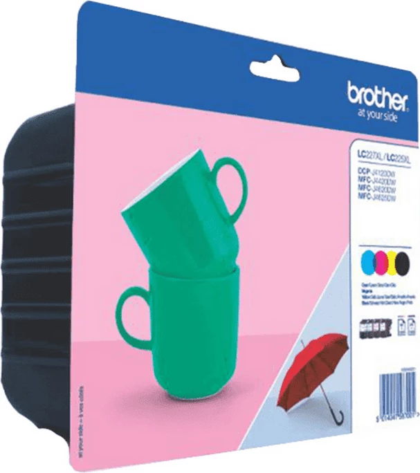 Kartrixh boje, Brother, LC-227XLVALBP, XL, Black/Cyan/Magenta/Yellow, multipack në blister