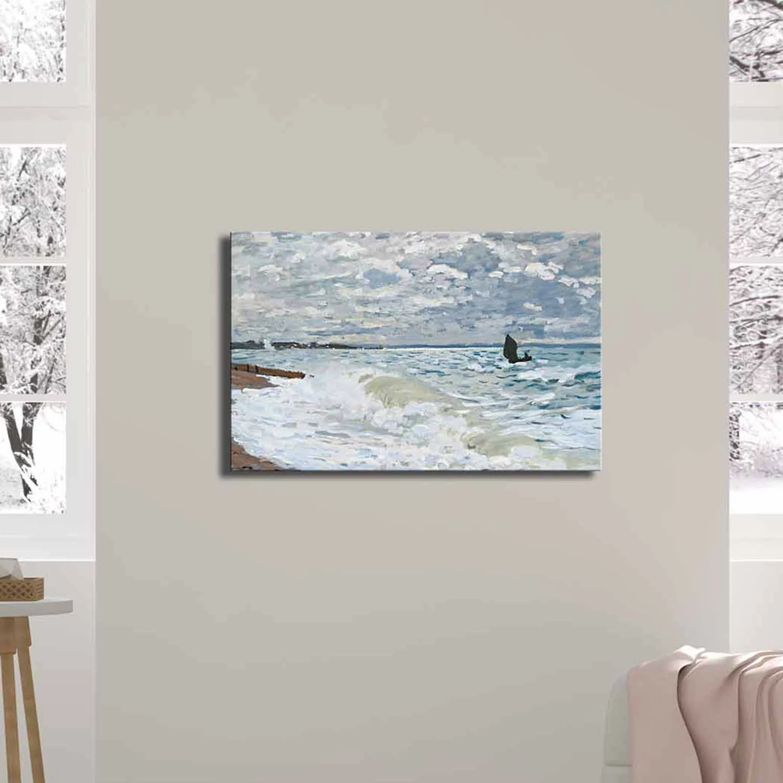 Pikturë dekorative në kanavacë, shumëngjyrëshe, FAMOUSART-11, 45x70cm