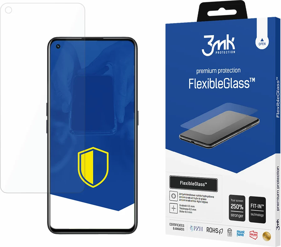 Mbështjellës xhami 3mk FlexibleGlass për Realme GT Neo 2, Transparent