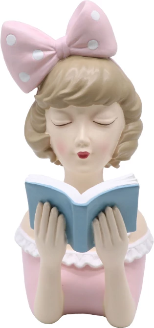 Figurë dekorative Noiret, shumëngjyrëshe, polirezine, 19x15x31cm