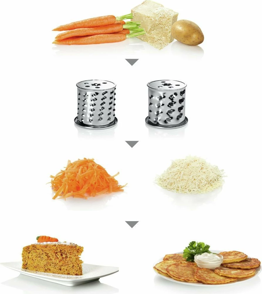 Makineri bluarëse mishi Bosch MFW 67440, 2000 W, e zezë/inox