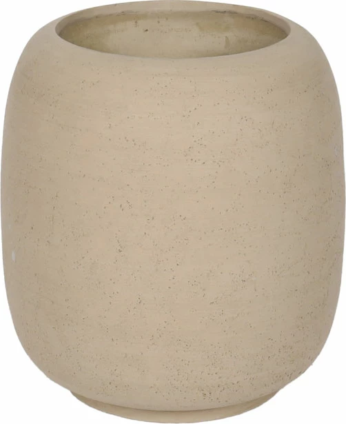 Vazo VETRA, 32.5x32.5x37cm, MgO, bezhë
