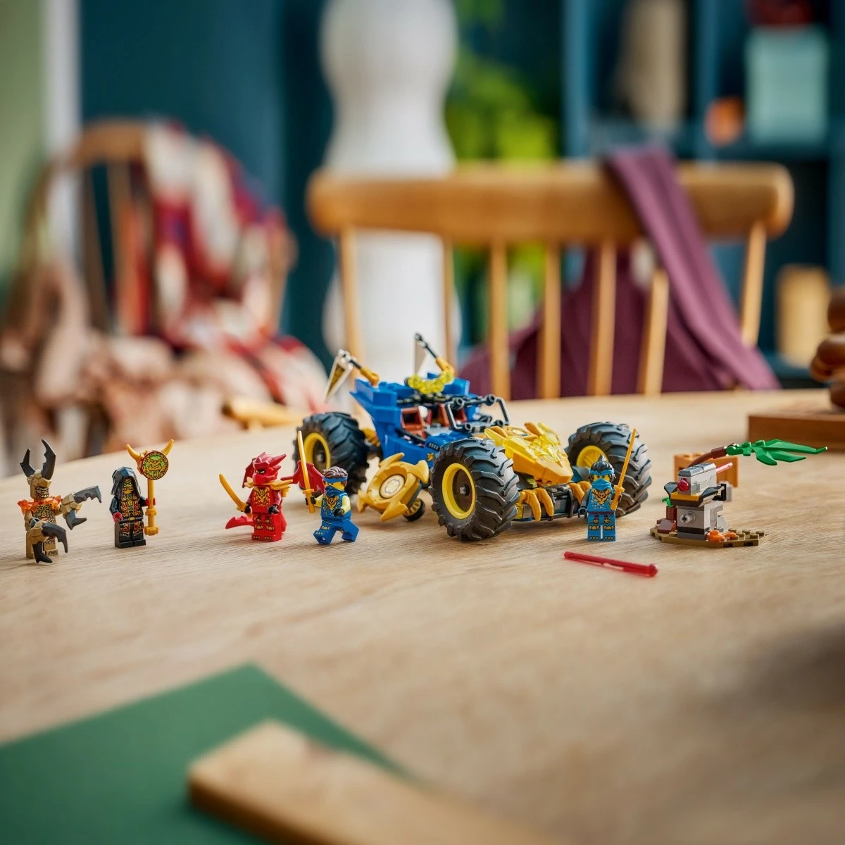 Set konstruktues, LEGO Ninjago, 71856 Jay makinë multi-funksionale 2-në-1, 387 pjesë, 8+