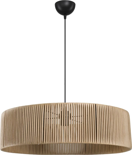 Llambë tavani një-dritare, hije natyrale, Φ55x20cm