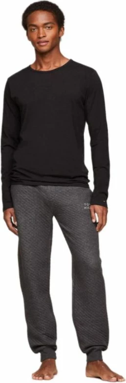 Maicë me mëngë të gjata Tommy Hilfiger për meshkuj, të zeza