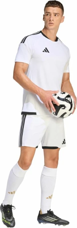 Fanellë futbolli për meshkuj adidas, e bardhë dhe e zezë