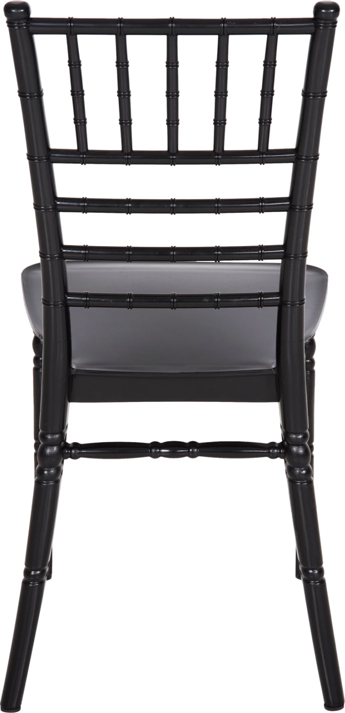 Karrige për katering polipropileni TIFFANY e re FH8058.07, e zezë me shkëlqim, 42x48x88,5H cm