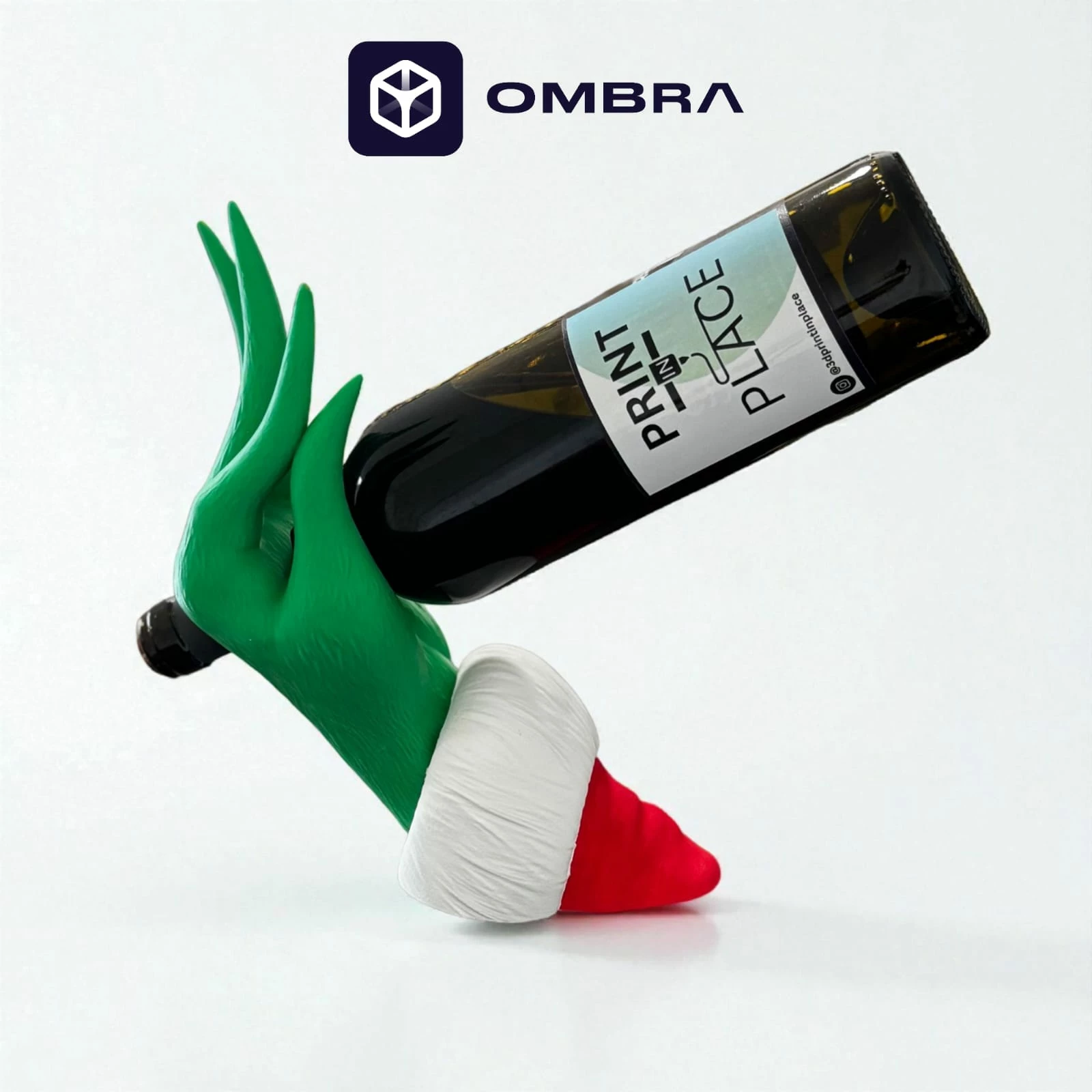 The Grinch's Wine Holder