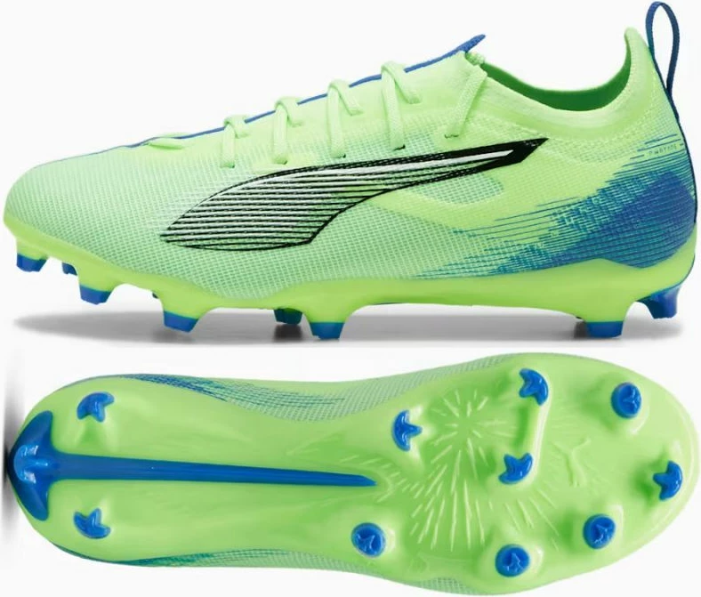 Atlete futbolli për fëmijë Puma, të gjelbra