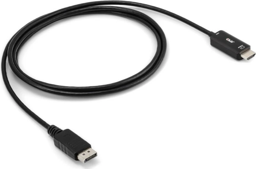 Kabllo Club3D DisplayPort 1.4 në HDMI, 2m, 4K60Hz, e zezë