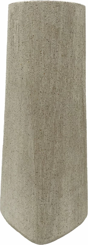 Vazo RESINA, polirezine, ngjyrë bezhë, 11x11x30cm