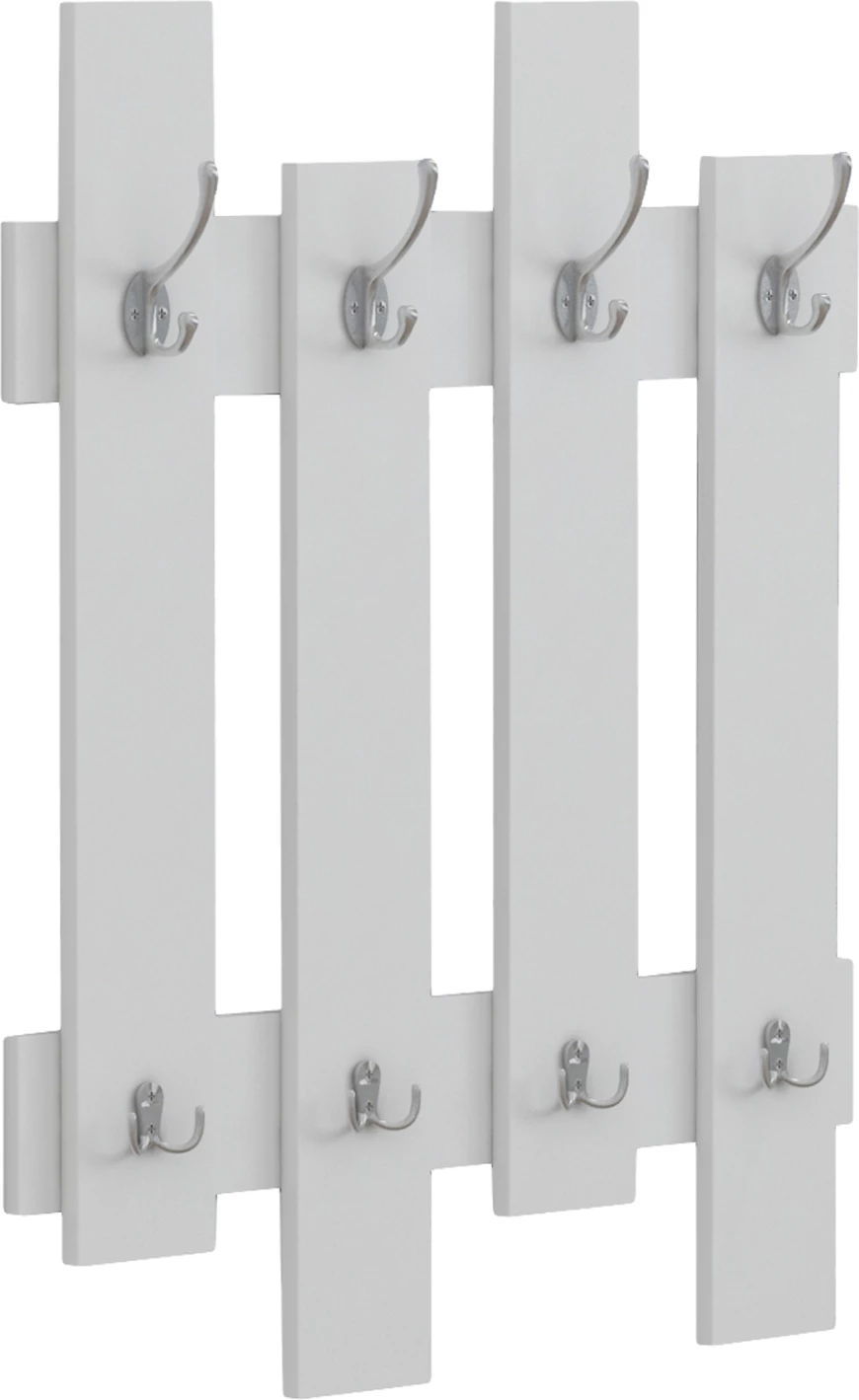Varëse muri për pallto WESSON, melaminë, ngjyrë e bardhë, FH8940.11, 64x4x79H cm