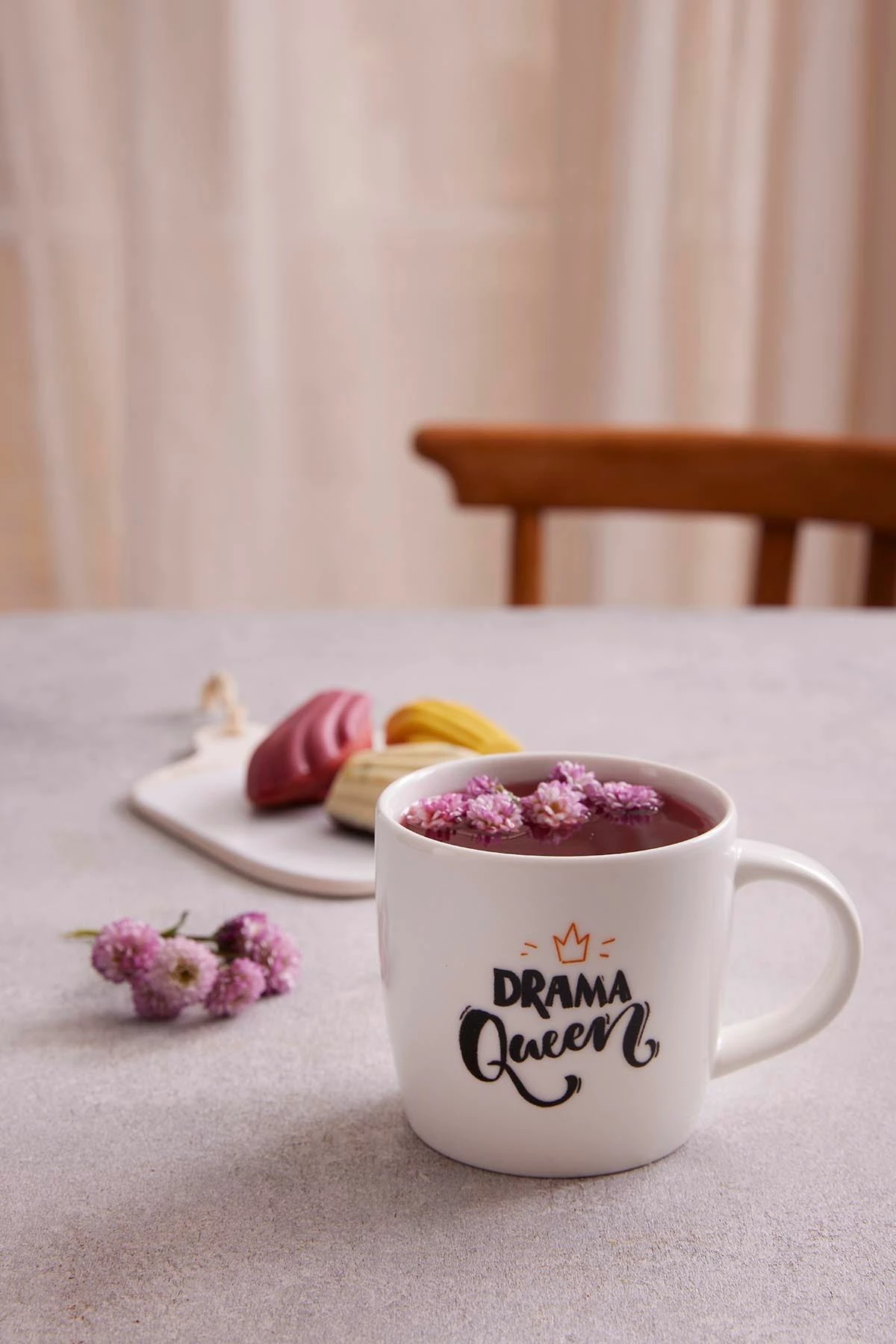 Filxhan porcelani Hermia Concept, i bardhë, 350cc, Drama Queen