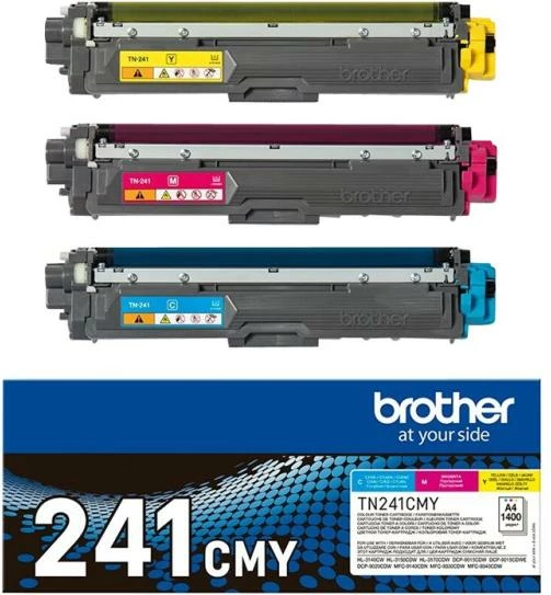 Toner Brother TN-241CMY (TN241) Value Pack, 1100-1700 faqe, CMY, set 3 copë